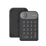 HUION Keydial Mini Bluetooth Programmable Keypad with Dial 5 Keys Anti-ghosting 18 Customized Keys, Wireless Shortcut Keyboard for Drawing Tablet, PC, MacBook, Surface Pro, Laptops