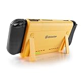 ID CHINSION 10000mAh Battery Pack for Nintendo Switch & OLED, Portable Pop-Up Backup Extended Battery Charger Case for Switch Games and Accessories, Yellow
