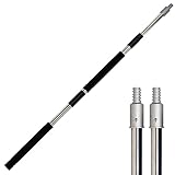 Frebuta Telescopic Extension Pole 2 Feet to 11 Feet Multi-Purpose Telescopic Rod Spider Brush Pole Spray Paint Roller Cleaning Extension Pole Window Wiper Ceiling Fans Clean Splice Extendable Pole