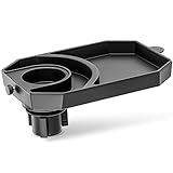 INTEGRAL Car Seat Tray – Kids Car Seat Tray with Expandable Base to Lock in Place – Rotatable Children’s Tray for Snacks, Entertainment, Toys – Includes Cup Holder – Fits Most Car Seats