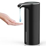 YIKHOM Automatic Liquid Soap Dispenser, Touchless, 5 Level Adjustable Sensor Electric Dish Soap Dispenser, 15.37 oz/450mL Hand Soap Dispenser, USB C Rechargeable for Bathroom Kitchen
