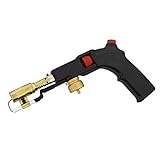 BISupply Hand Held Torch Head Push Button Self Igniting Propane Torch Kit - Electric Start Handheld Torch