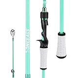 One Bass Fishing Rod, Spinning & Casting Fishing Pole with 30 Ton Carbon Fiber-6' Casting- Blue