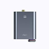 FiiO NEWK3 Amplifier Headphone Amps Portable High Resolution 384kHz/32bit DSD256 USB Type-C Lossless for PC/Laptop/Smartphones/Speaker Home Audio(Titanium)