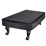 Kohree 9FT Pool Table Cover, Heavy Duty Luxurious Leatherette Billiard Table Cover, Waterproof & Tearproof Cover Fits 9 Feet Standard Pool Table, Pool Table Accessories, Black