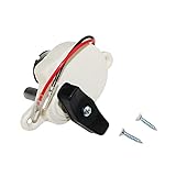 Fan-Tastic Vent K6010-80 17 RPM Lift Motor with Off White Cap Assembly