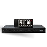 OREI 4K 4x4 Seamless HDMI Matrix Switch Video Wall Controller HDMI Processor Upto 4K 60hz 4:4:4 8-bit - HDMI 2.0, HDCP 2.2, 18 Gbps, UltaHD 2x2, 1x4, 1x2, 4x1 Remote Control (UHDS-404VW)