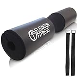 Squat Pad - Elevator Fitness™ - Barbell Pad For Squats, Lunges, And Hip Thrusts - Foam Sponge Pad - Provides Relief To Neck And Shoulders While Training (Single Unit)