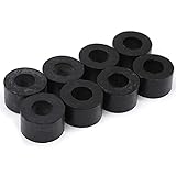 Red Hound Auto Snow Plow Rubber Bumper Set for Snow Skids 8 Piece Replacement Washers 1-1/4' Wide