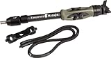 Trophy Ridge Hitman 8' Carbon Fiber Archery Bow Stabilizer in Olive Green - Vibration Reduction, Quick Disconnect System, Pre-Assembled with 1 oz. Removable Weights
