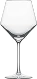 Schott Zwiesel Tritan Crystal Glass Pure Stemware Collection Burgundy Red Wine Glass, 23.7 Ounce, Set of 2