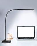 CIVHOM LED Desk Lamp, Swing Arm Architect Task Lamp with Long Flexible Gooseneck, 3 Color Modes, and USB Adapter, Dimmable Desk Light for Home/Office/Drafting/Reading/Piano