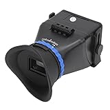 Hilitand Camera Viewfinder, 3X Amplification Camera Screen Viewfinder for Camera Camcorder with 3in/3.2in Screen SLR Viewfinder