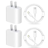 iPhone 12 13 Fast Charger [Apple MFi Certified]Lightning Cable 20W PD USB C Wall Charger 2-Pack 6FT Fasting Charging Adapter Compatible with iPhone13/13Pro/12/12 Pro/11/11Pro/XS/Max/XR/X/8/8Plus,iPad