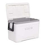 Keep Your Food and Drinks Fresh with a Rolling Cooler -25 Qt Marine Hard Sided Cooler, White