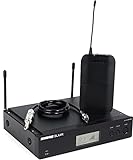 Shure BLX14R UHF Wireless System - Perfect for Guitar and Bass with 1/4 Jack - 14-Hour Battery Life, 300 ft Range | Includes 1/4' Jack Instrument Cable & Single Channel Rack Mount Receiver | H11 Band