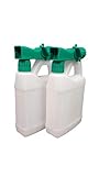 Multi-Use Lawn Hose-End Sprayer 32oz (Pack of 2) Empty Refillable Bottle (Natural, Clear), 30:1 Sprayer, Reusable - Best for Fertilizer, pesticides, herbicides, car wash and Any Other Outdoor Liquid