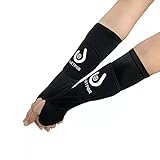 HARTPOR Volleyball Arm Sleeves Passing Forearm Sleeves with Protection Pad and Thumbhole for Youth Protect Arms from Sting 1 Pair (10')