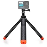 SOONSUN 4in1 Floating Selfie Stick for GoPro Hero 12, 11, 10, 9, 8, 7, 6, 5, 4, 3, Max, Fusion, Session, DJI OSMO, AKASO, Insta360 - Use as Floating Handle, Extendable Monopod, Hand Grip, Tripod Stand