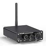Fosi Audio BT10A Bluetooth 5.0 Stereo Audio Amplifier Receiver 2 Channel Class D Mini Hi-Fi Integrated Amp for Home Passive Speakers 50W x 2 TPA3116
