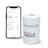 Ecosense RD200 RadonEye, Home Radon Detector, Fast & Accurate Real-Time Monitoring, OLED Display, Easy Setup with Free App, Bluetooth