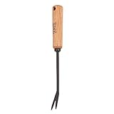 AMES 2447000 Tempered Steel Hand Weeder with Wood Handle, 12-Inch, Multi