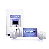 Circupool® Universal25 Saltwater Chlorinator - Complete System with 30k-Gallon Max Cell - Compatible with Hayward® Plumbing. 2022 Model with 1.25 lb. Output, USA Made Titanium Cell & 4 Year Warranty