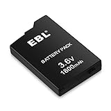 EBL Rechargeable Battery Pack High Capacity 1800mAh Battery Pack Compatible with Sony PSP 1000 1001