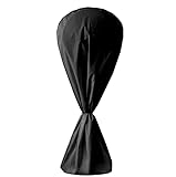 J&C Fan Cover Fan Dust Cover Waterproof Stand up Floor Fan Covers Outdoor Pedestal Fan Cover Standing Round Fans Dustproof Covers Protector for Indoor Room Fan Household Black Large 420D