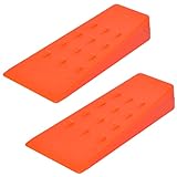Tree Felling Wedges with Spikes for Safe Cutting-5.5'' Inches ABS Plastic Wood Splitting Tree Cutting Wedge, Logging Supplies Tools (2 Packs)
