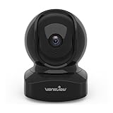 Wansview Security Camera, IP Camera 2K, WiFi Home Indoor Camera for Baby/Pet/Nanny, 2 Way Audio Night Vision, Works with Alexa, with TF Card Slot and Cloud