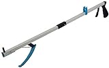 Long Reach Grabber Arm 26” Foldable Trash Claw Reacher Tool with Steel Inner Cord Strong Grip Magnetic Tip, For Store Shelves, Elderly Aid, Trash and Litter Pick up, Durable and Lightweight - by Luxet