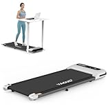 Yagud Under Desk Treadmill, Walking Pad for Home and Office, 2.5 HP Portable Walking Jogging Running Machine with Remote Control and LED Display, Sliver