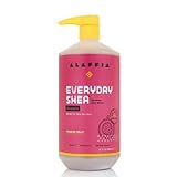 Alaffia - Everyday Shea Shampoo, Normal to Very Dry Hair, Helps Clean and Protect without Stripping Natural Oils with Shea Butter and Coconut Oil, Fair Trade, Passionfruit, 32 Ounces