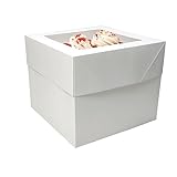 GylSun 5 Cake Boxes 12x12x10 inches sets Bakery Boxes for Cakes