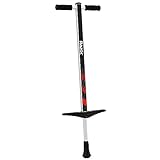 Razor Gogo Pogo Stick for Kids Ages 6+ - Lightweight, Foldable, For Riders up to 143 lbs, Black