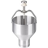 Royal Industries Professional Pancake Batter Dispenser, Stainless Steel, 8 Cups, Silver, Commercial Grade