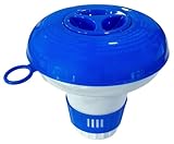 Deluxe Floating Chlorine/Bromine Dispenser - Pool/Hot Tub/Spa/Inflatable & Above-Ground Pools Chemical Dispenser with Adjustable Flow Vents (1' Dispenser)