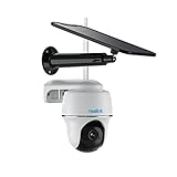 REOLINK Security Camera Wireless Outdoor, Pan Tilt Solar Powered with 2K Night Vision, 2.4/5 GHz Wi-Fi, 2-Way Talk, Works with Alexa/Google Assistant for Home Surveillance, Argus PT w/Solar Panel