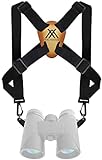 Trummul Binocular Harness Strap Best Chest Harness Strap for Hunters Photographers and Golfers (Black)