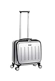 Rockland Revolution Hardside Rolling Computer Case, Silver, Carry-On 17-Inch