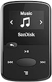 SanDisk 8GB Clip Jam MP3 Player, Black - microSD card slot and FM Radio - SDMX26-008G-G46K