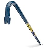 ESTWING Gooseneck Wrecking Bar - 3/4' x 24' Pry Bar with Angled Chisel End & Forged Steel Construction - EWB-24