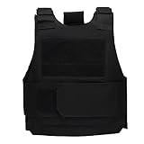 Monfasye Tactical Vest Outdoor Adjustable Airsoft Paintball Vest Combat Training Protective Costume Molle Clothing (Small)