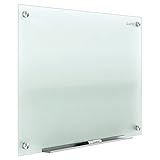 Quartet Glass Whiteboard, Non-Magnetic Dry Erase White Board, 4' x 3', Frosted Surface, Infinity (G4836F)