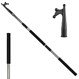 Greeily Boat Hook, Splicing and Adjusting Ship Hook Pole 48inch Anti-Scratch and Solid Design Durable Light Rust-Proof and Multi-Function Replaceable Head Push Pole Multipurpose (2.8ft-4ft)