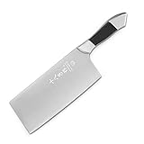 SHI BA ZI ZUO Slicing Knife Meat Knife Cleaver 7 Inches Cutting Veggie with Sturdy Handle