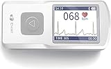 EMAY Portable ECG Monitor | Record ECG and Heart Rate | Compatible with Smartphone and PC (Grey)