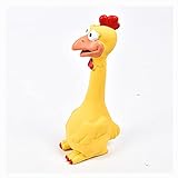 LONG RIVER Horse Toys, Rubber Chicken Squeaky Toys Play Reduce Separation Anxiety Fetch,Horse Play Ball Soccer Ball.for Medium or Large Pet Breeds Dog