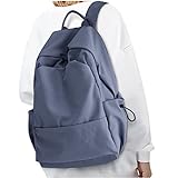 coofay School Backpack Bookbag Waterproof College High School Bags For Boys Girls Lightweight Travel Rucksack Casual Daypack Laptop Backpacks For Men Women Purplish Blue